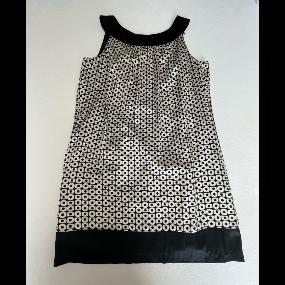 Geometric B&W dress